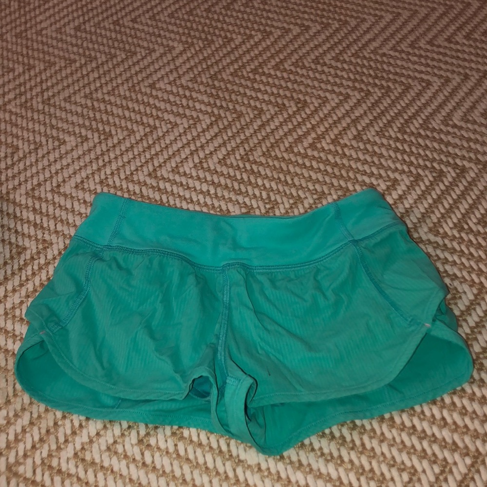 Green/turquoise ivivva speedy shorts